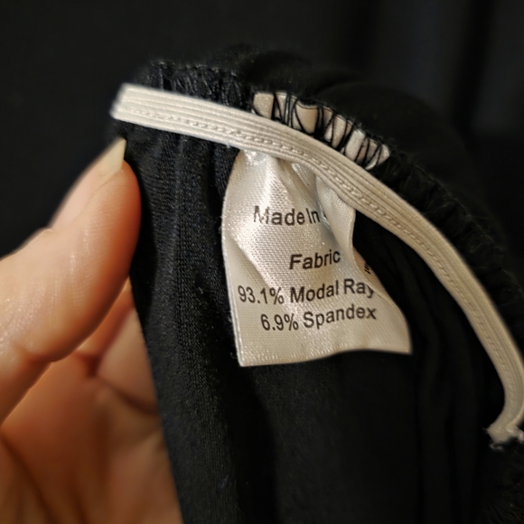 Elegant Black Maternity Top - Picture 5 of 5